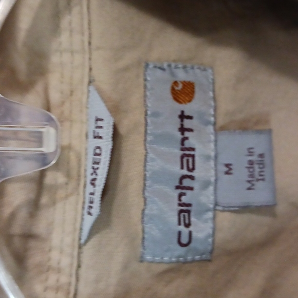 Carhartt cotton long sleeve plaid button down - relaxed fit - Med - Picture 2 of 10